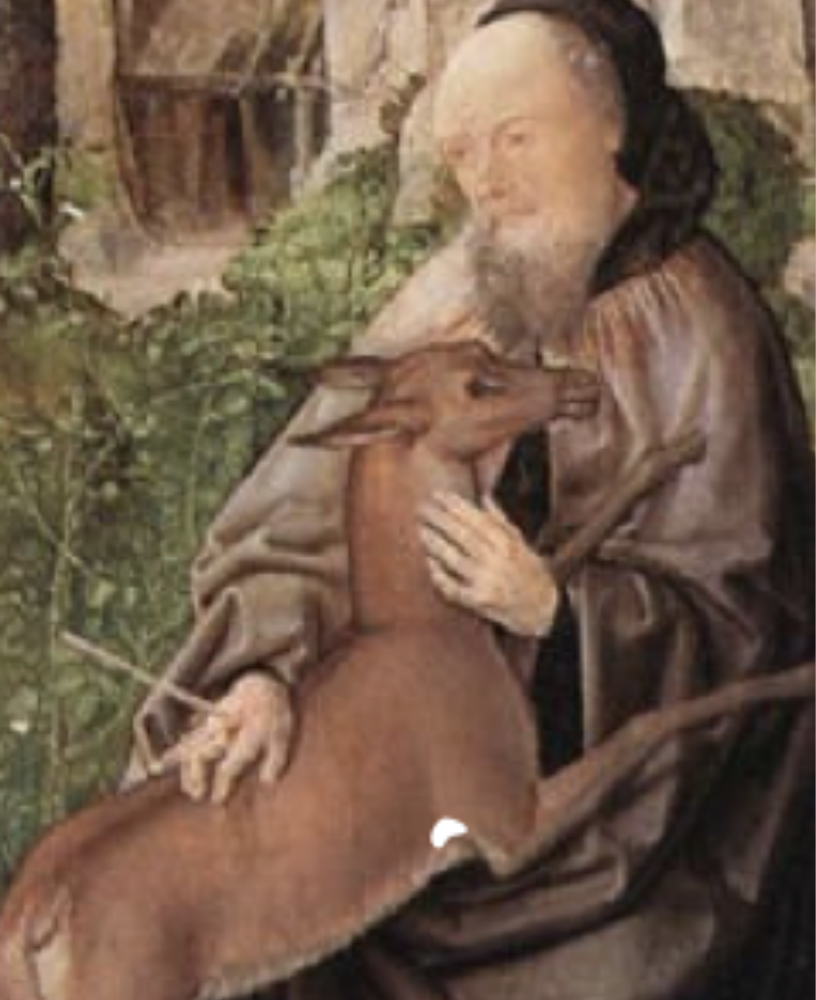 Saint Gilles et sa biche